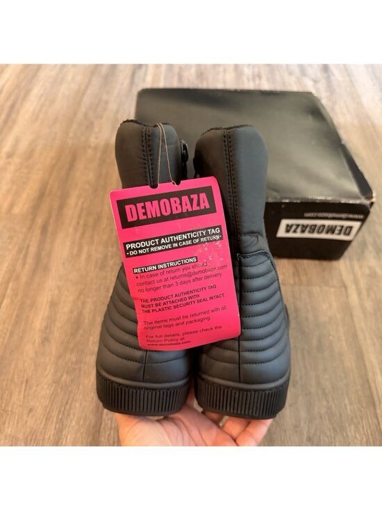 DEMOBAZA Leather Black Mens Gagarin Top Boots EU 45 main image 7
